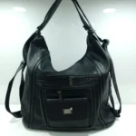 کیف شانه ای MONT BLANC با قابلیت کوله شدن مشکی