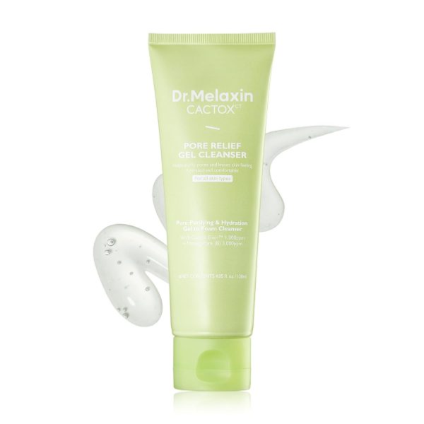 Dr.-Melaxin-Cactus-Pore-Cleansing-Gel-120ml ژل پاککننده و کوچککننده منافذ دکتر ملاکسین (مدل Cactox) Dr.Melaxin | ژل شستشوی ملایم و تسکیندهنده منافذ - Image 1