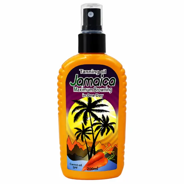 Jamaica-Carrot-Tanning-Oil روغن برنزهکننده جامائیکا مدل Carrot Tanning Oil حاوی روغن هویج و SPF حجم 200 میلیلیتر - Jamaica - Image 1
