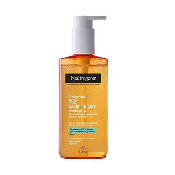 Neutrogena-Acne-Wash-Gel-with-2-Salicylic-Acid-Neutrogena ژل شستوشوی ضدجوش نوتروژینا حاوی ۲٪ سالیسیلیک اسید - Image 1