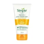 ژل شستشوی صورت روشن‌کننده حاوی ویتامین C سیمپل مدل Simple Vitamin C Brightening Facial Cleanser