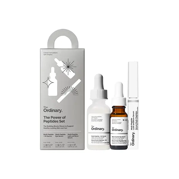 The-Power-of-Peptides-Set-The-Ordinary پک 3 عددی مولتی پپتاید اوردینری The Ordinary مدل The Power of Peptides Set | ست ضدچروک، دور چشم، مژه و ابرو - Image 1