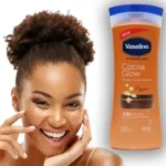 لوسیون بدن مرطوب‌کننده و درخشان‌کننده وازلین مدل Vaseline Intensive Care Cocoa Glow حاوی کره کاکائو و شی‌باتر - حجم ۴۰۰ میلی‌لیتر - Image 2
